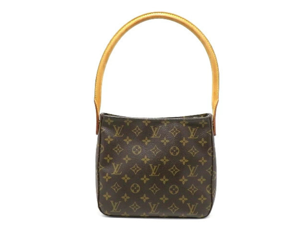 Louis Vuitton Bag Looping Shoulder Monogram Brown